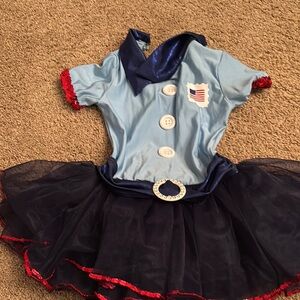 Kids Blue and Red Costume Dress